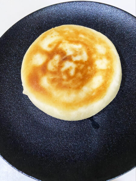 フライパンでの焼き上がり