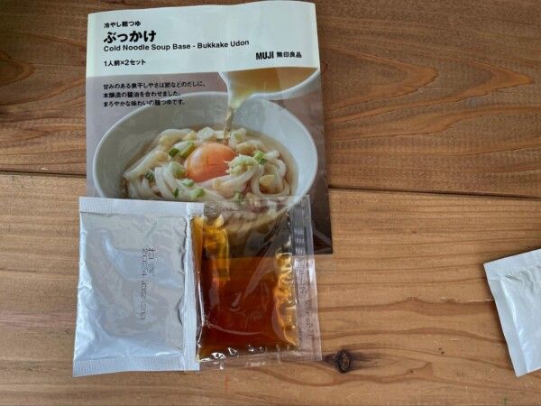 無印良品　冷やし麺つゆ ぶっかけ