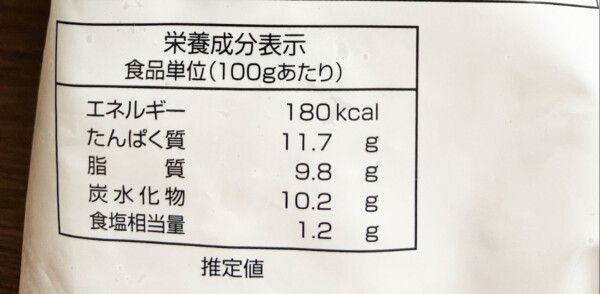 焼上ハンバーグ栄養成分