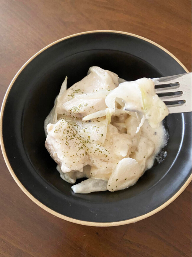 鶏肉のチーズクリーム煮込み