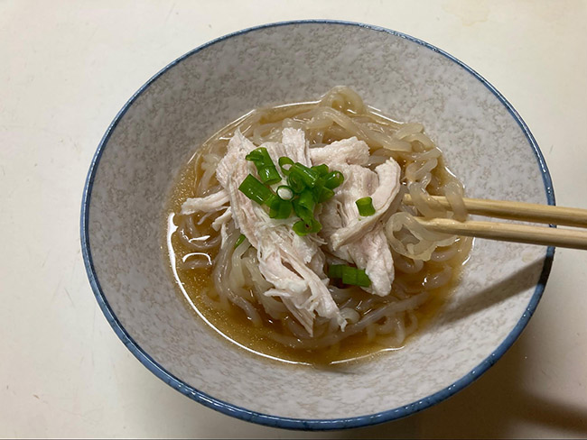 中華：しらたきラーメン