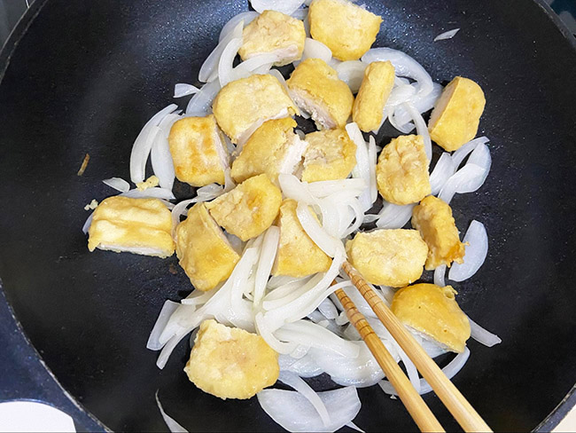 チキンナゲットのチキンカツ煮