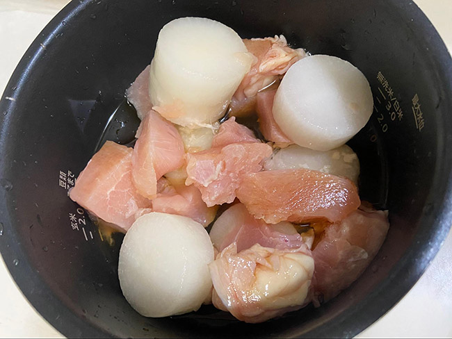 大根と鶏肉の煮物