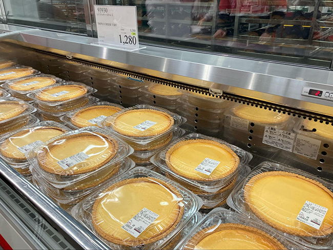 「チーズケーキタルト」の売り場はどこ？