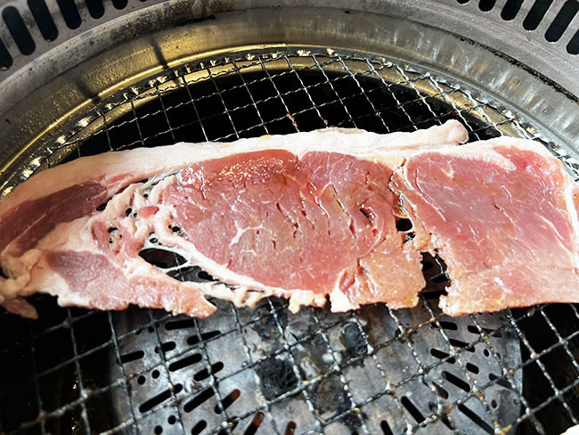 焼き網一杯の大きさ