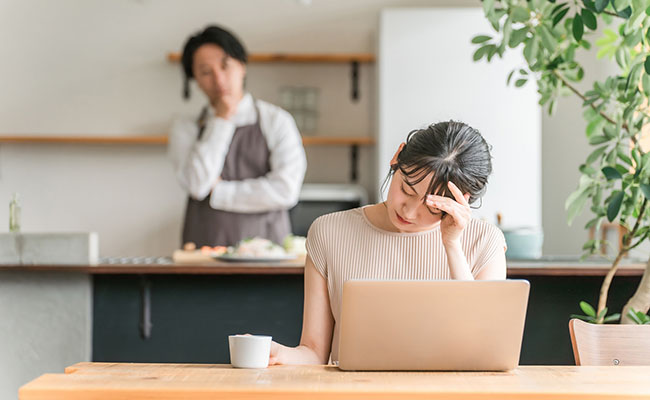 精神的・身体的な疲労がたまる