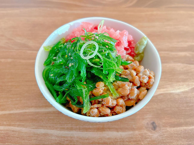 ネバネバまぐろたたき丼