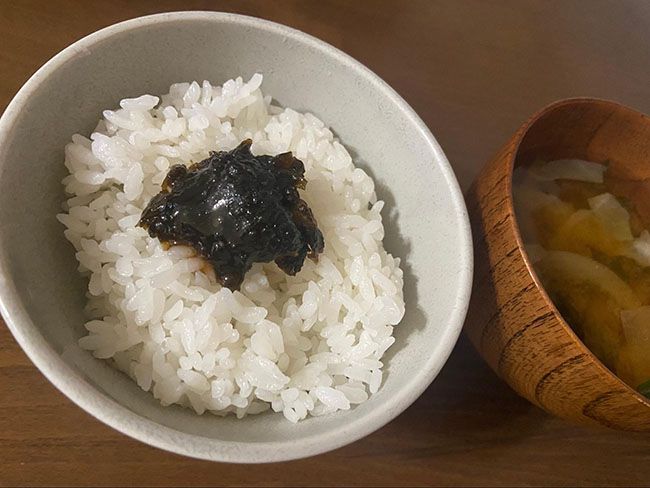 ご飯と一緒に