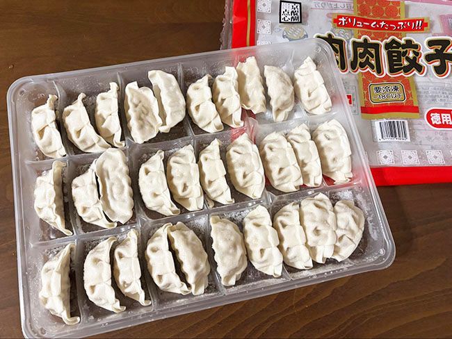 肉肉餃子の見た目をチェック