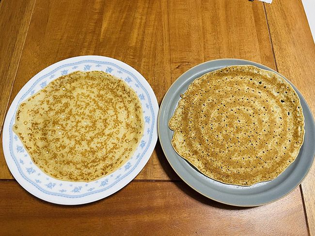 フライパン加熱と電子レンジ加熱の違い