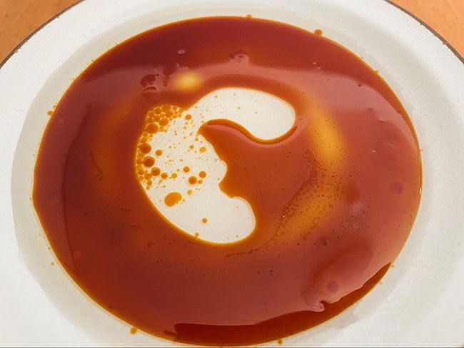 たまり醤油と出汁の風味がきいたソース