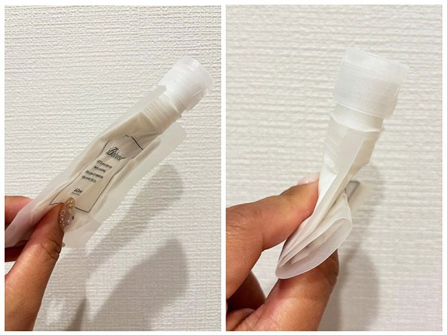 折りたためる詰め替えボトル（50ml）