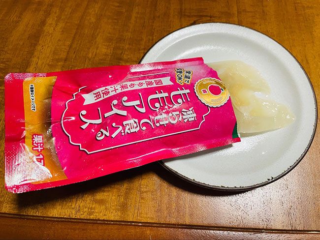 第1位　凍らせて食べるももアイス