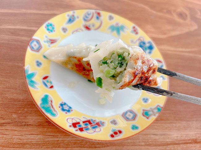皮パリもちで、具材ははるさめの存在感があって美味しい〜！