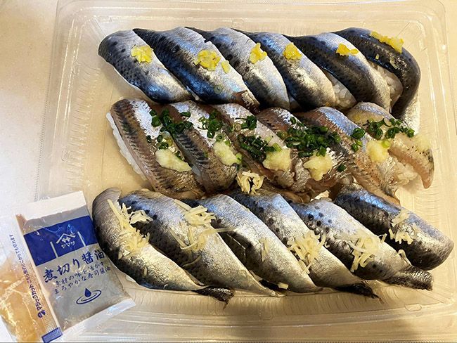 鰯のにぎり寿司