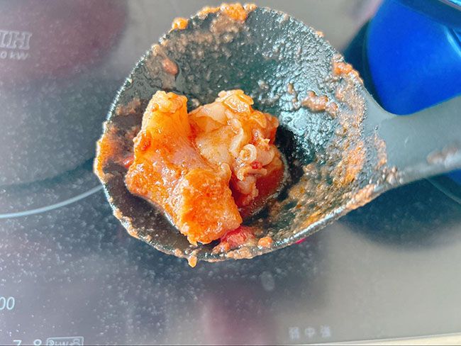 30分煮込んだもの