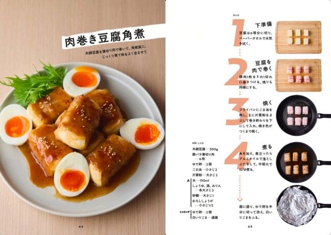 肉巻き豆腐角煮の作り方