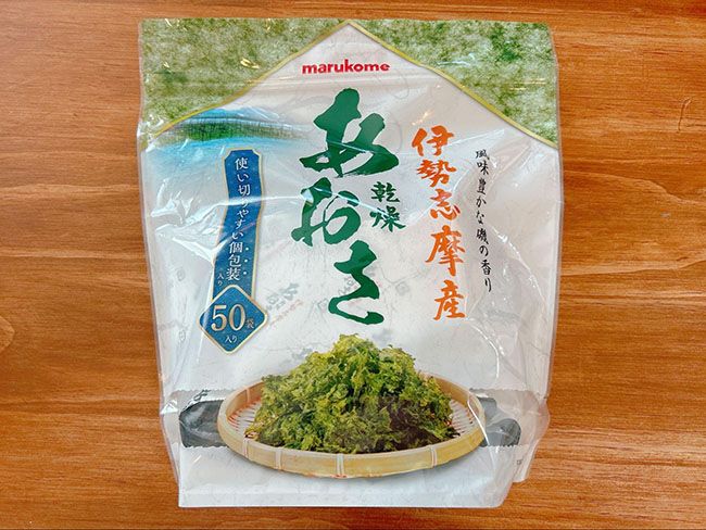 コストコの「伊勢志摩産 乾燥あおさ」