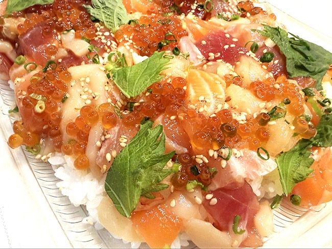 「きらめき海鮮漬けちらし」の具材の種類