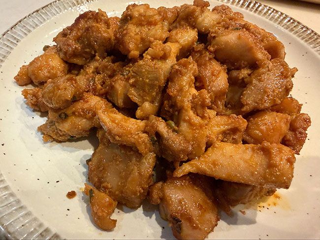 鶏肉の山椒味噌漬け