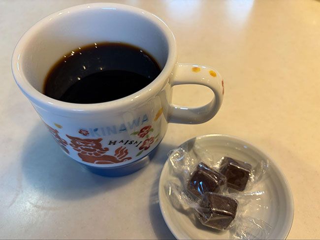 そのままブラックで