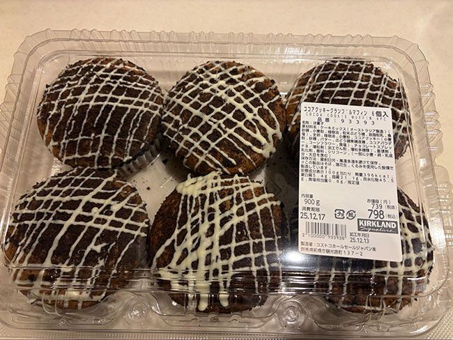 ビッグサイズのマフィンが全部で6個