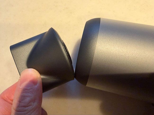 吹き出し口のアタッチメント部分が磁石