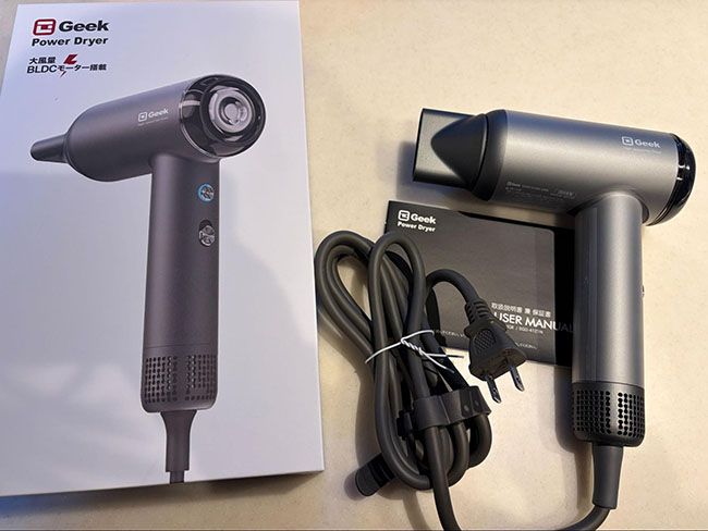 GEEK BLDC パワーヘアドライヤー