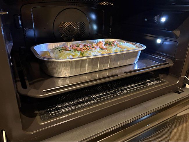 オーブンで約40分加熱