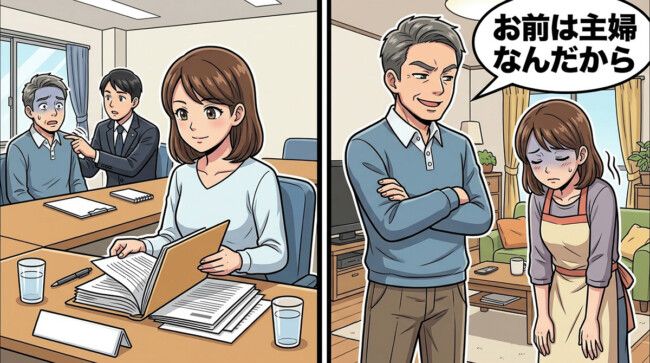 夫「お前は主婦なんだから」→調停室で670万円の家事単価表を突きつけられた夫の末路