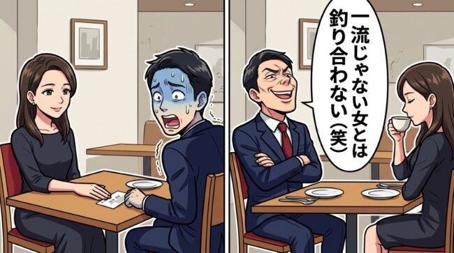 婚活男「一流じゃない女性とは釣り合わない（笑）」→名刺1枚で彼が青ざめたワケ