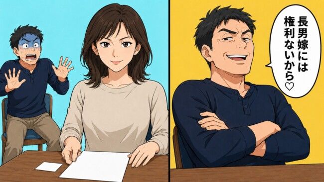 義弟「兄夫婦に財産は渡さない（笑）」→私「では法定相続分の確認をどうぞ」