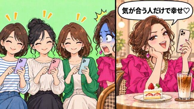 ママ友「気が合う人だけで幸せ♡」→私「では退会します」