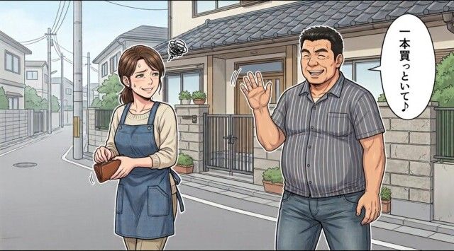 向かいのご主人「一本買っといて♪」→500円から始まった立替えが止まらない…このモヤモヤって私だけ？