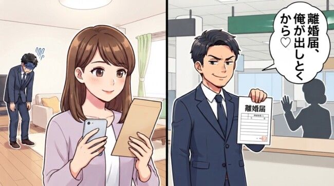 不倫夫「離婚届、俺が出しとくから♡」→私「受理は止めてます」…役所の一言で真っ青になった理由