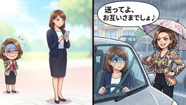 ママ友「お互いさまでしょ?」私「じゃ、晴れは当番で」→返ってきた言い訳に送った一文