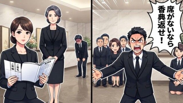 「席がないなら香典返せ!」祖母の告別式で遅刻の兄。だが、喪主のひと言で青ざめたワケ