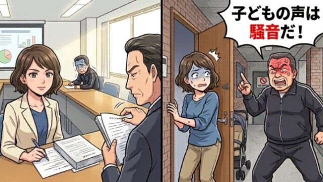 隣人「子どもの声は騒音だ！」→管理組合の総会で静かに記録を広げると…隣人が青ざめたワケ