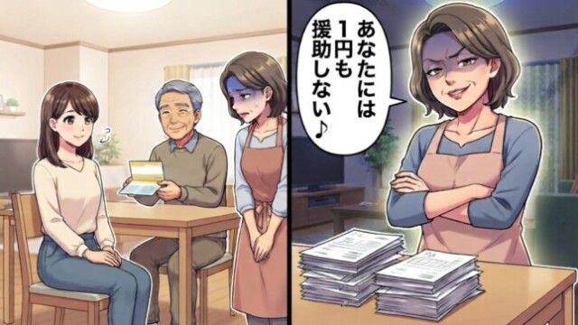 「あなたには1円も出さない」妹だけ可愛がる母。だが、父が通帳を出して黙り込んだ