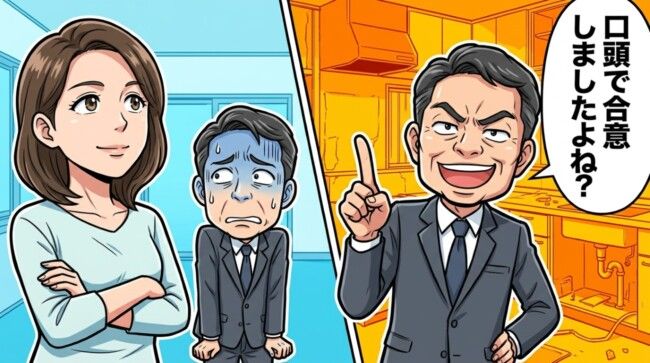 業者「口頭で合意しましたよね？」→「では白紙に」と静かに告げたら自滅したワケ