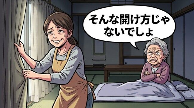 義母「そんな開け方じゃないでしょ」ワンオペ介護3年、夫は義母の味方…このモヤモヤどうすればいい