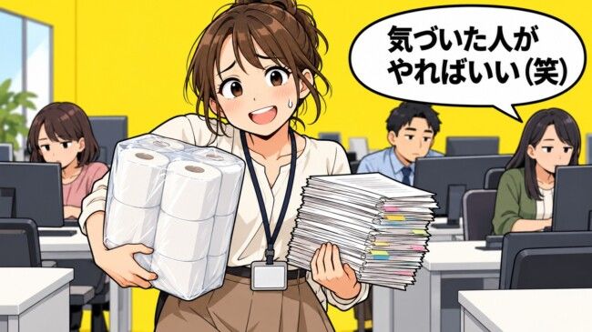 「また私がやるの？」幹事も備品チェックもなぜか私→新人の一言で気づいた“見えない役割”