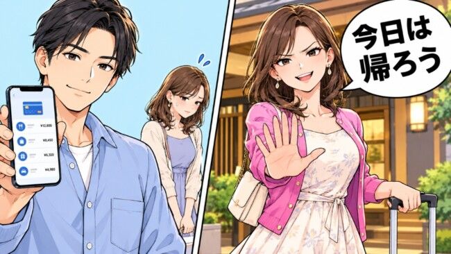妻「今日は帰ろう」到着直後に逆戻り⇒僕「ここ、初めてじゃないよね？」カード履歴で判明したワケ