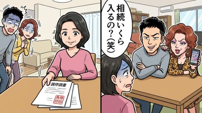 夫と義姉「相続いくら入るの？」私「残念ですが、すでに他人です」→書類を出した結果…2人が真っ青に