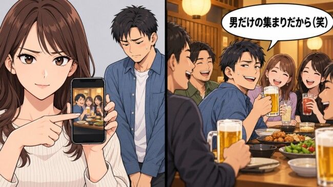 彼「男だけで行く」→SNSの集合写真を見た瞬間、私の中で何かが切れた